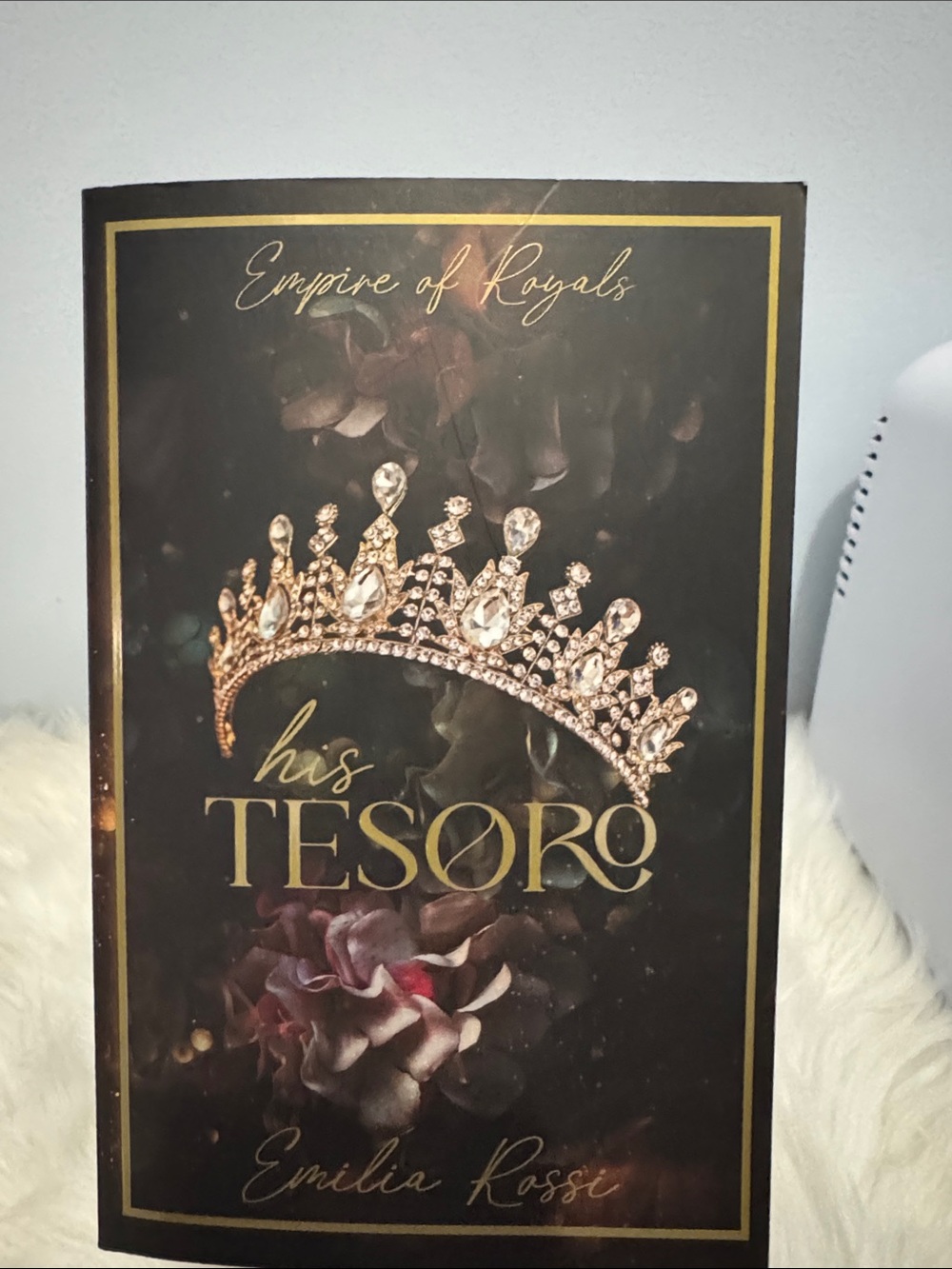 His Tesoro Women Accessories - Gold Crystal Tiara Design